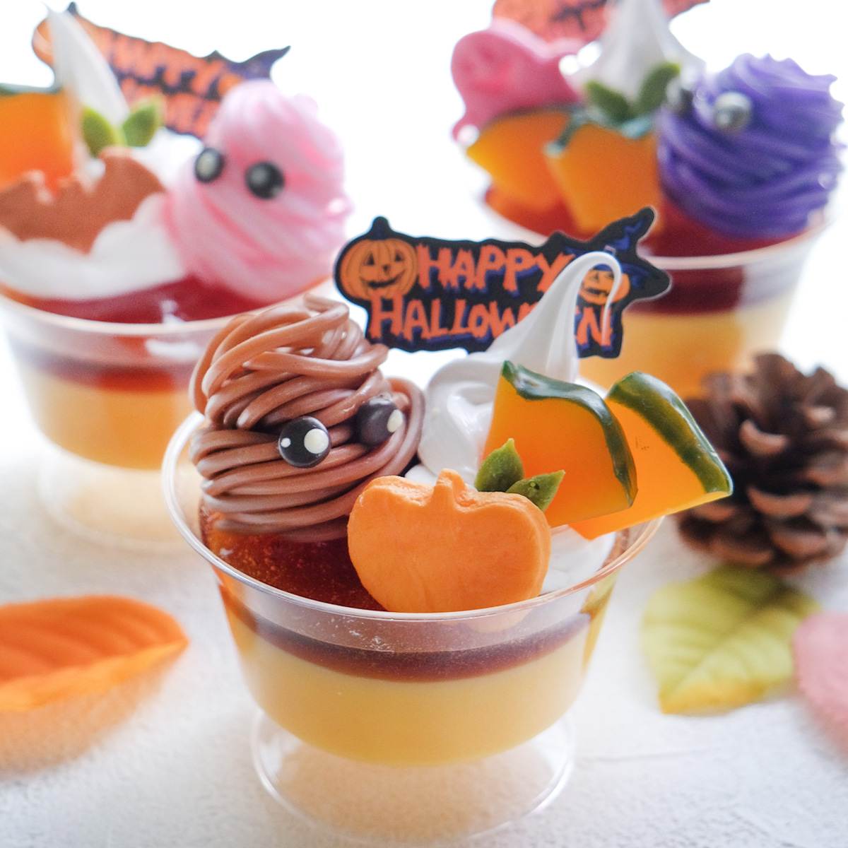 東京ソラマチ食品サンプル製作体験「ハロウィンかぼちゃプリン」