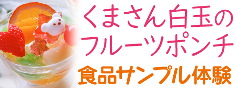 東京ソラマチ食品サンプル製作体験「くまさん白玉のフルーツポンチ」